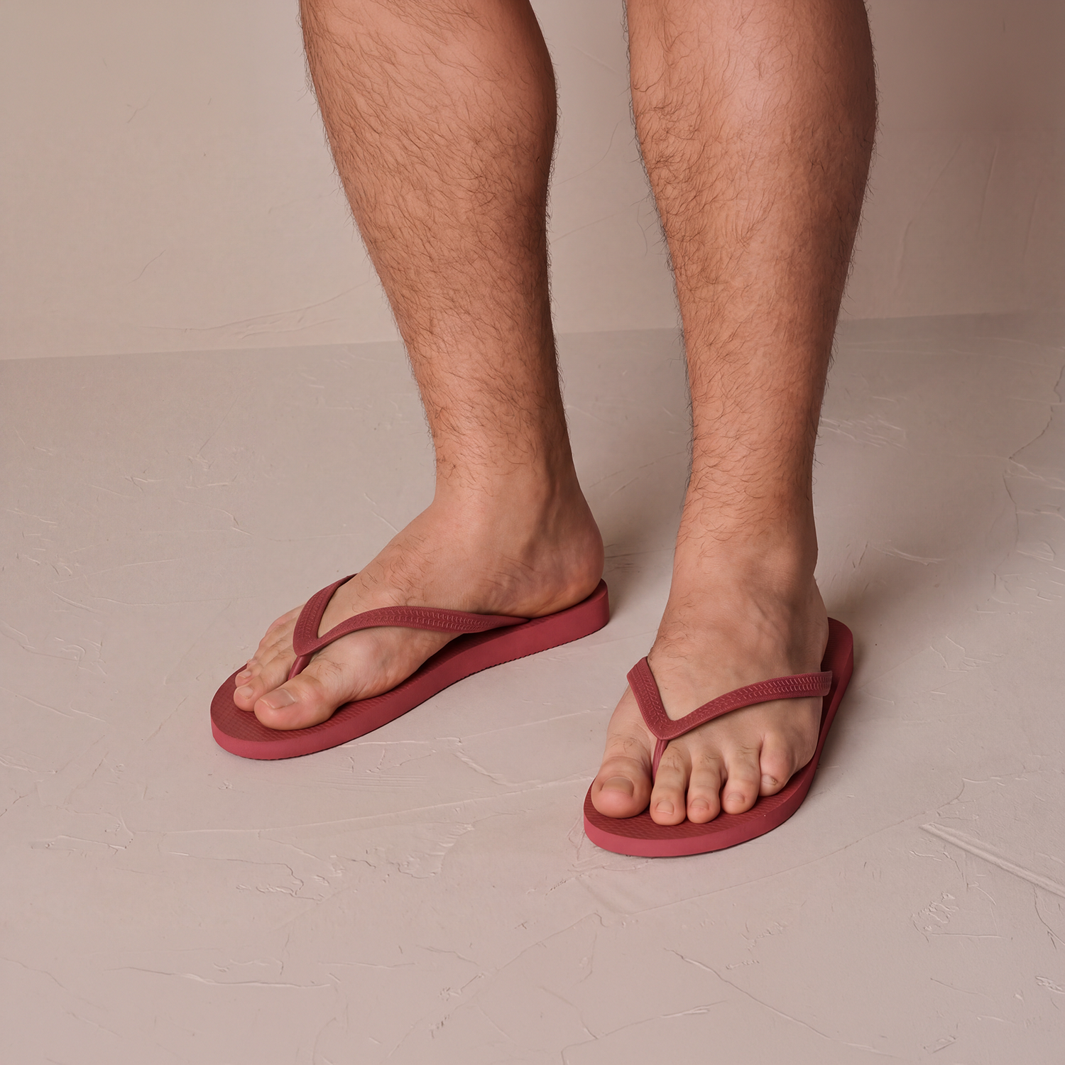 UNO WIDE - Erkek Terlik - Bordo