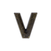 Vintage Harf Charm - UNO SLIM Kadın - V