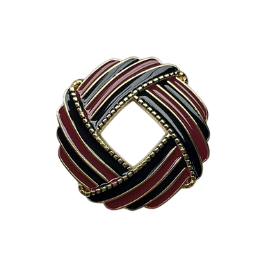 Vintage Charm for DUO Woman - Burgundy & Black