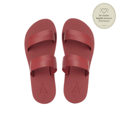DUO - Woman Double Band - Burgundy