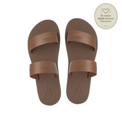 DUO - Woman Double Band - Brown